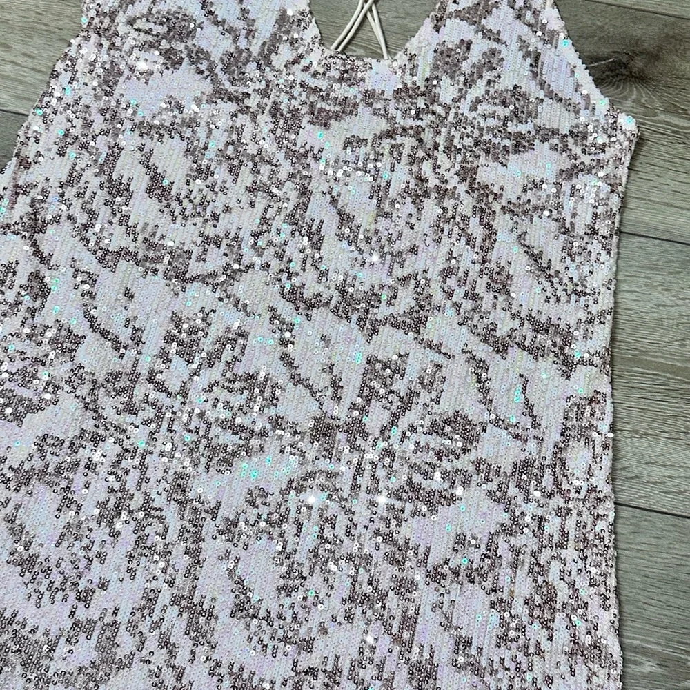 Intimately Free People Rise & Shine Embellished Sequin Mini Slip Dress - Picture 9 of 13